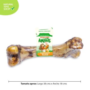 Hueso natural y deshidratado femur pernil de cerdo premios para perros