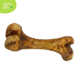 Hueso natural y deshidratado femur pernil de cerdo premios para perros