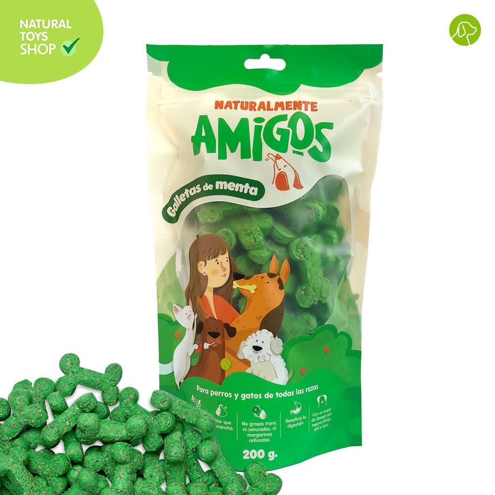 Snacks_galletas_menta_amigos_naturales_perros_mascotas_200g galletas snacks de menta naturales y saludables