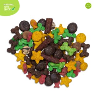 mixto snacks de fibra proteína snacks premios naturales y saludables para perros